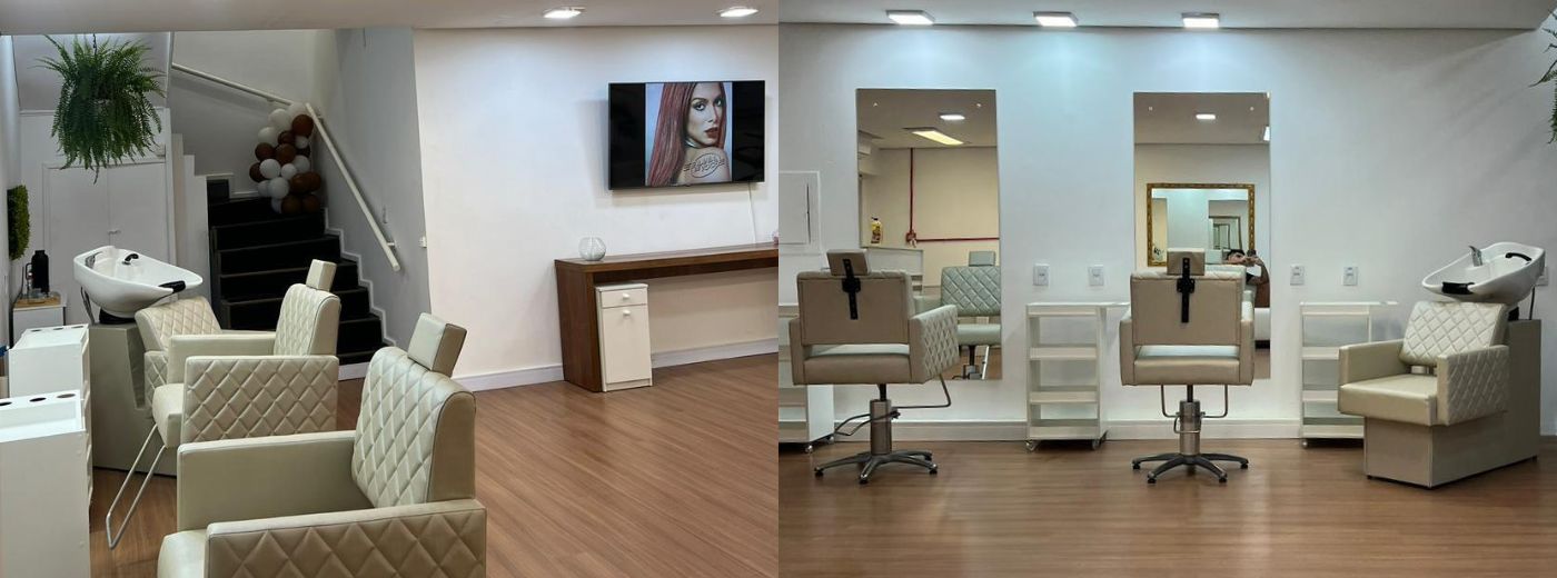 Mechas Morena Iluminada + Tratamento Wella + Escova